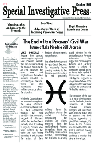 Special Investigative Press October 1603