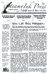 Steamy Ink March 1603